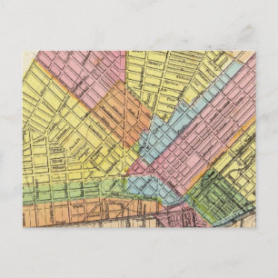 Map of The City of Buffalo Postcard