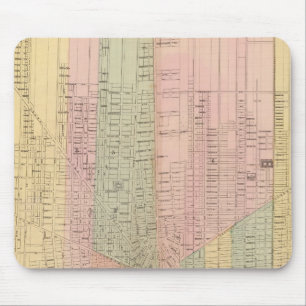 Map of the City of Detroit Mouse Mat