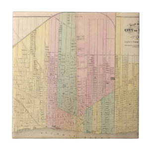 Map of the City of Detroit Tile