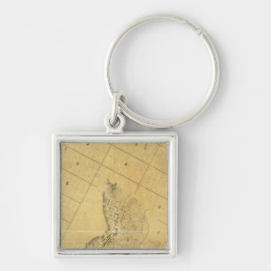 Map Of The City Of Los Angeles Key Ring