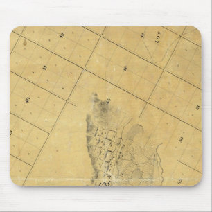 Map Of The City Of Los Angeles Mouse Mat