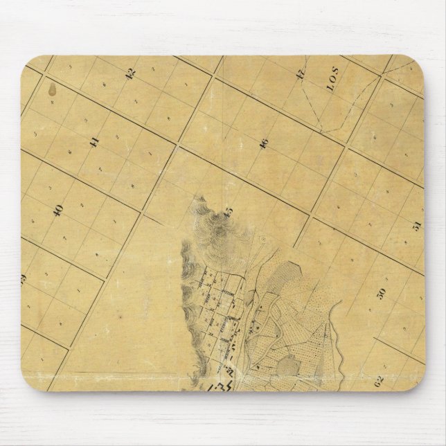 Map Of The City Of Los Angeles Mouse Mat (Front)