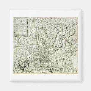 Map of the city of Rome, engraved by the artist, 1 Magnet