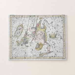 Map of The Constellations Plate VIII Jigsaw Puzzle
