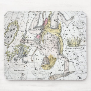 Map of The Constellations Plate VIII Mouse Mat