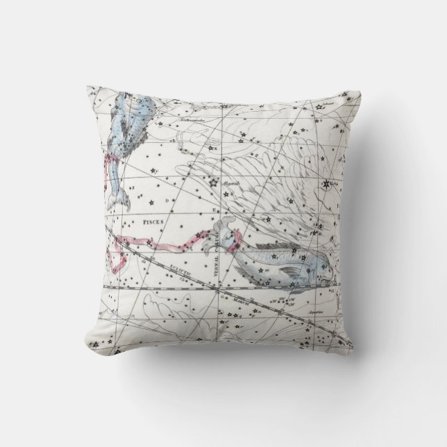 Map of The Constellations Plate XXII Cushion (Front)
