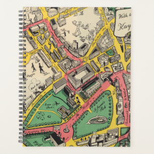 Map of the Coronation Route, London, England Planner