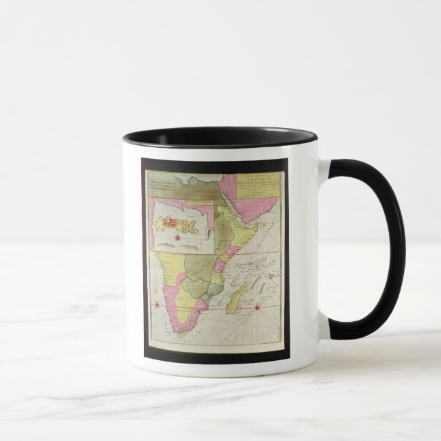 Map of the Countries of Africa Mug (Right)