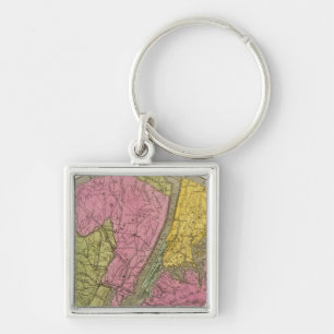 Map of the Country Key Ring