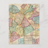 Map of the County of Norfolk, Massachusetts