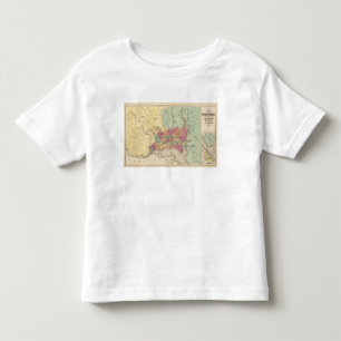 Map of the District of Columbia, Washington Toddler T-Shirt