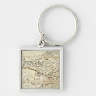 Map of the District of Montreal, Lower Canada Key Ring
