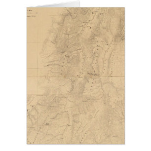 Map of the district of the High Plateaus of Utah