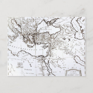 Map of the Eastern Part of the Roman Empire Postcard