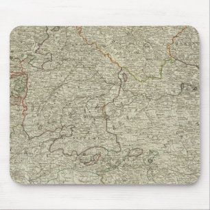 Map of the Empire of Germany Southern section Mouse Mat