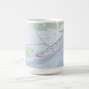 Map of the Florida Keys Coffee Mug