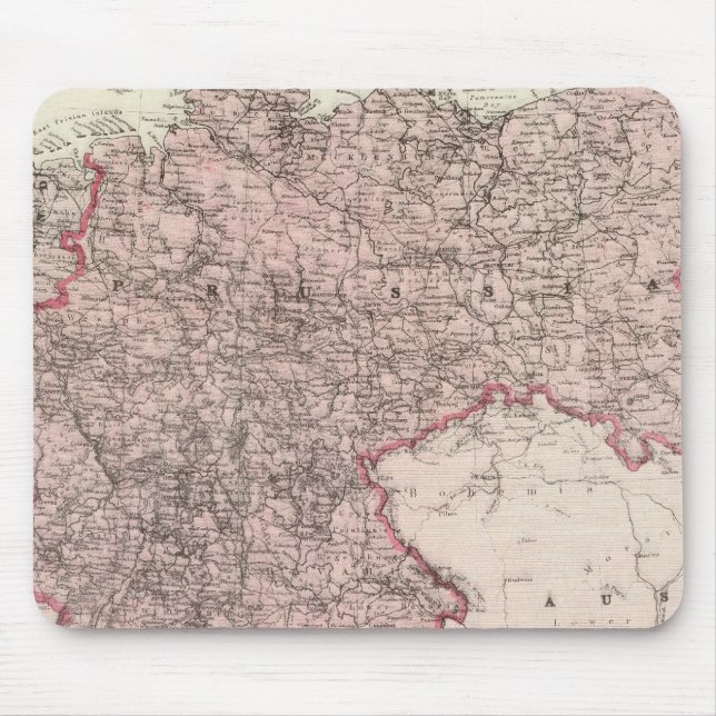 Map of the German Empire Mouse Mat (Front)