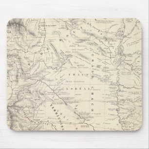 Map of the Great Chaco and neighbouring regions Mouse Mat