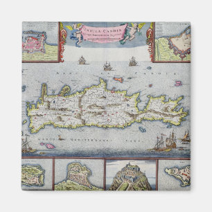 Map of the Island of Candia Magnet