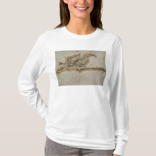 Map of the island of Santo Domingo T-Shirt