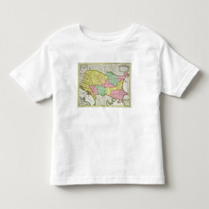 Map of the Kingdom of Hungary and the States which Toddler T-Shirt
