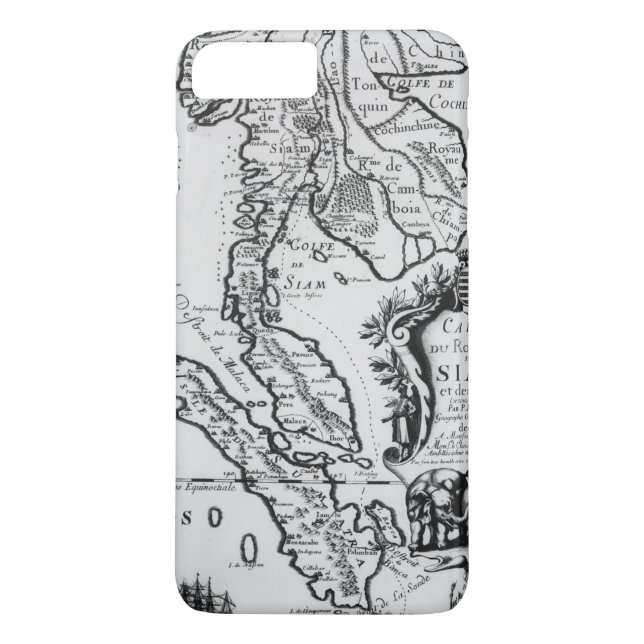 Map of the Kingdom of Siam Case-Mate iPhone Case (Back)
