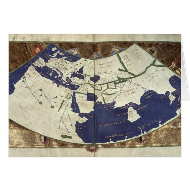 Map of the known world, from 'Geographia' (Front Horizontal)