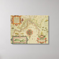 Map of the Magellan Straits, Patagonia, from the M