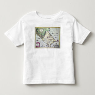 Map of the Magellan Straits, Patagonia Toddler T-Shirt