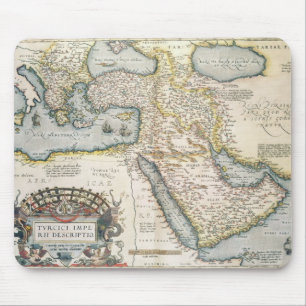 Map of the Middle East Mouse Mat