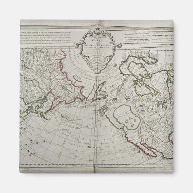 Map of the New Discoveries Magnet (Front)