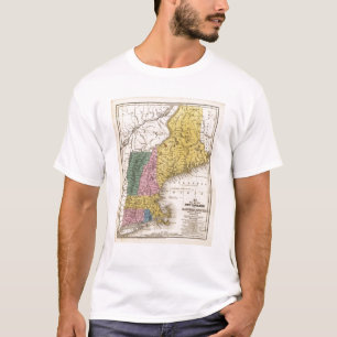 Map of the New England or Eastern States T-Shirt