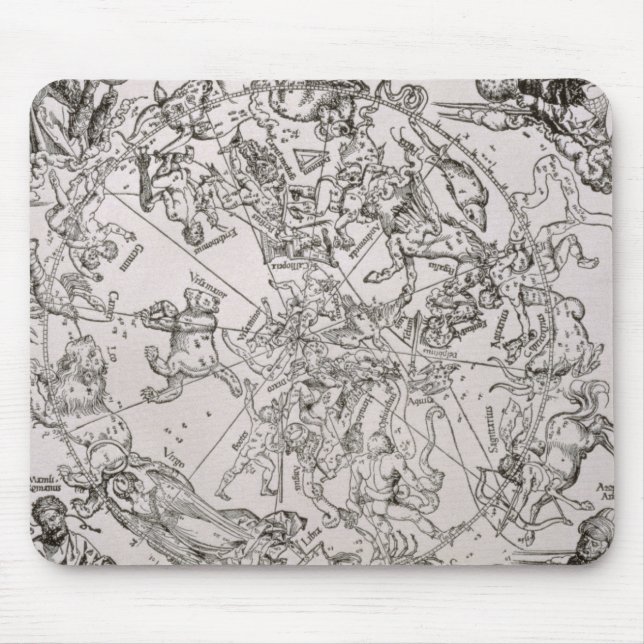 Map of the Northern Sky Mouse Mat (Front)