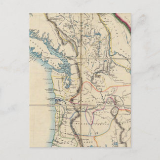 Map of the Oregon Territory 2 Postcard