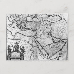 Map of the Ottoman Empire Postcard