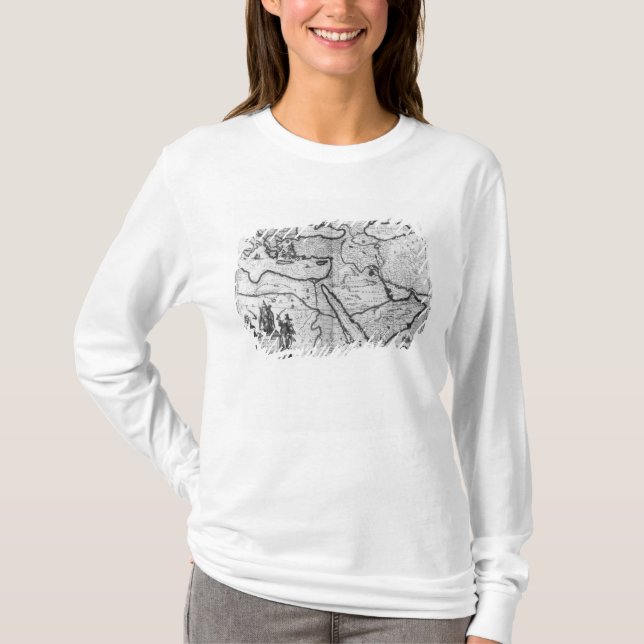 Map of the Ottoman Empire T-Shirt (Front)