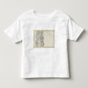 Map of the Republic of Chile 8 Toddler T-Shirt