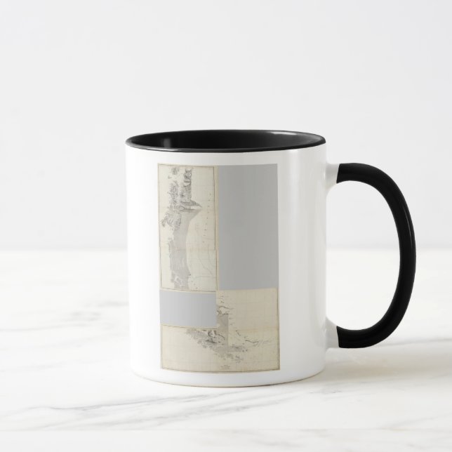 Map of the Republic of Chile 915 Mug (Right)