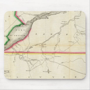 Map of the River St. Lawrence and Adjacent Country Mouse Mat