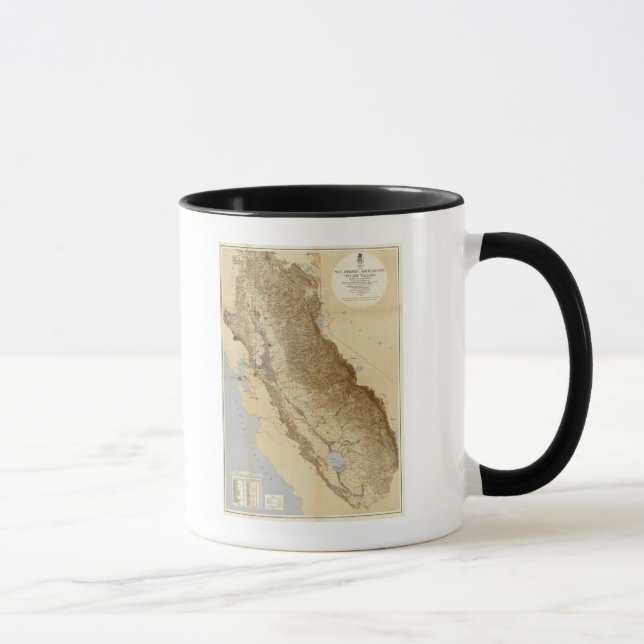 Map Of The San Joaquin Mug (Right)