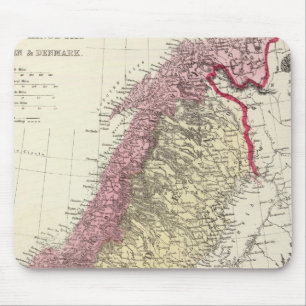 Map of the Scandinavian Kingdoms Mouse Mat