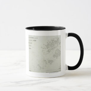 Map of the Scilly Isles in Britain Mug
