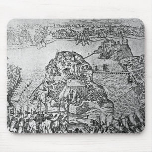 Map of the Siege of Malta in 1565 Mouse Mat