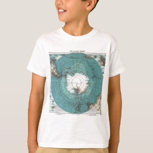 Map of the South Pole T-Shirt