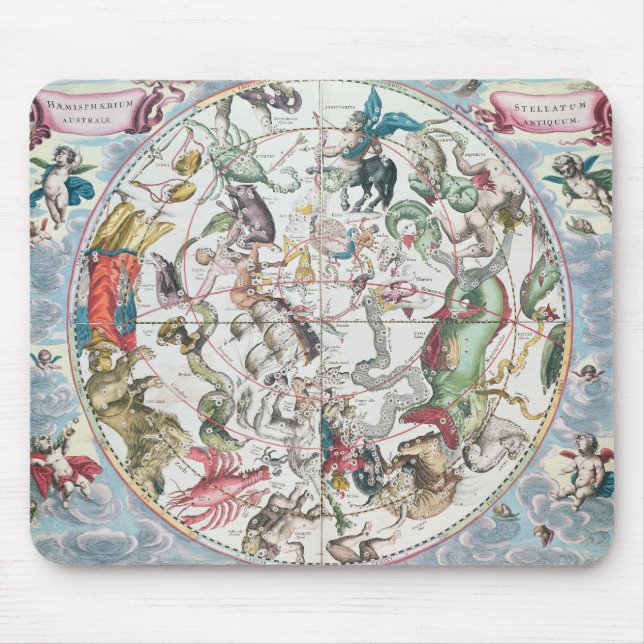 Map of the Southern Hemisphere 2 Mouse Mat (Front)