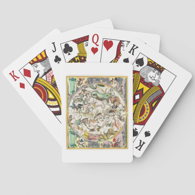 Map of the Southern Hemisphere, from 'The Celestia Playing Cards (Back)