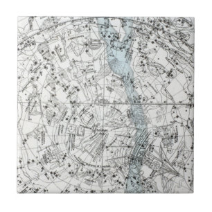 Map of The Southern Hemisphere Plate XXVIII Tile