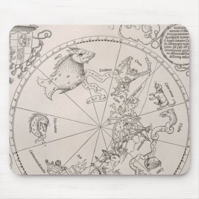 Map of the Southern Sky Mouse Mat (Front)