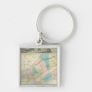 Map Of The State Of California Key Ring