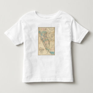 Map of the State of California Toddler T-Shirt